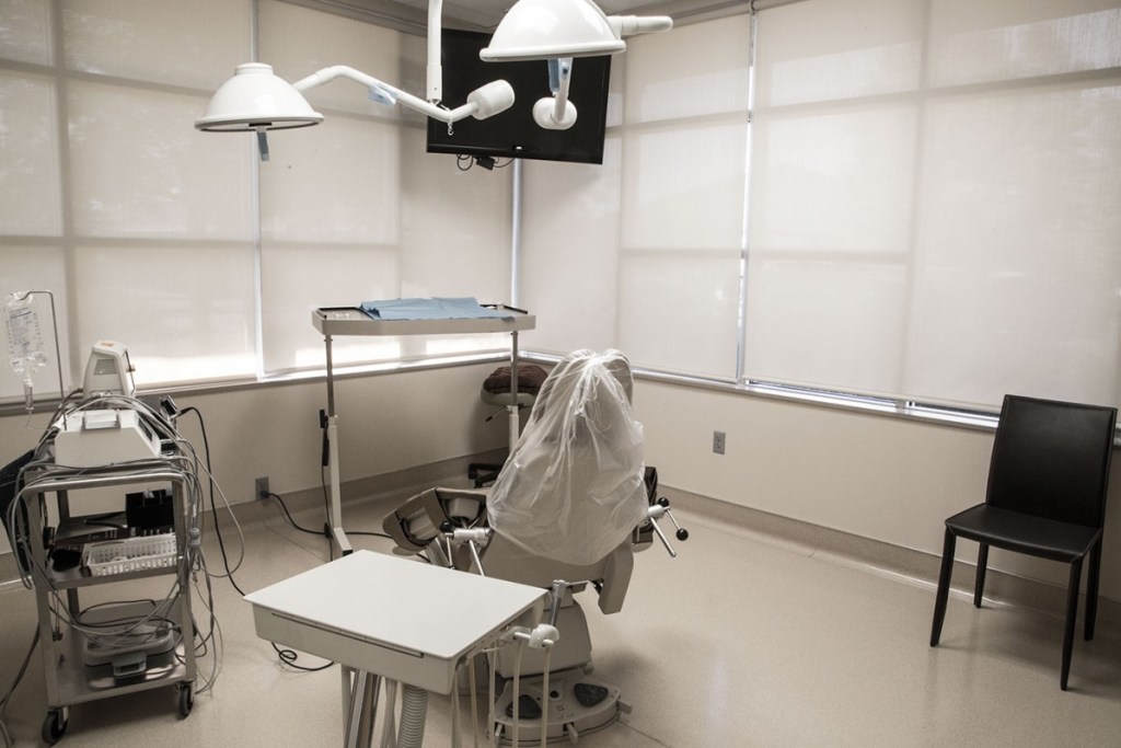 Inside of treatment room