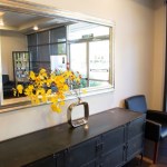 Lobby with mirror