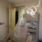 Treatment chair front view